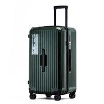 Premium Multifunctional Trolley Suitcase with Large Capacity, Shock-Absorbing Wheels, and Combination Lock 20-inch [Standard 4-Wheel - Carry-On] gray