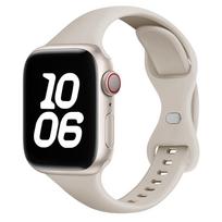 Plonas silikoninis dirželis Apple Watch 11 10 46mm Ultra 3-2 49mm series 9-8-7 41mm 45mm 44mm sportinis apyrankė iwatch 4 6 5 SE 3 dirželis 44 45 49 S11-46mm gray