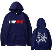 Geriausias Garsus Limp Bizkit 3 Dolerių Grafinis Džemperis Vyriški Sportiniai Drabužiai Ruduo/Žiema Vyriškas ir Moteriškas Retro Gotikinio Roko Džemperis M black