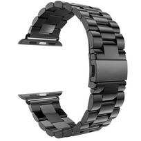 Nerūdijančio plieno dirželis Apple Watch apyrankei 45mm 44mm 42mm 38mm 40mm 41mm Reguliuojama metalinė apyrankė IWatch 1 2 3 4 5 6 7 Se 42mm or 44mm or 45mm black