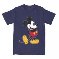 Miky Peliuko Animacinis Marškinėlis Aksesuarai Vyrams Moterims Grynos Medvilnės Kūrybiški Kawaii Marškinėliai Trumpomis Rankovėmis Viršutiniai Drabužiai Visais Sezonais 3XL black