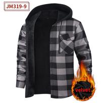 Vyriški stori flaneliniai languoti marškiniai su pliušiniu pamušalu 3XL black