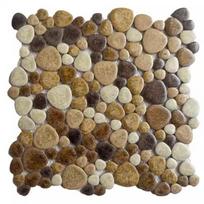 1 vnt. 30x30 cm keraminės akmenukų mozaikinės plytelės baseinams, tvenkiniams, vonios kambariams, neslystančios, atsparios dėvėjimuisi grindų ir sienų dekoravimo plytelių lakštas 1Piece -30x30cm