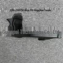 Kawasaki Ninja 250/300, Z250/Z300 Rear Fender & Chain Splash Guard black