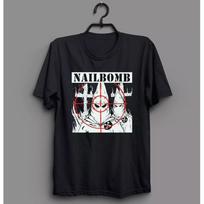 Nailbomb Klan Hunter Roko Grupės Unisex Marškinėliai Visų Dydžių Unisex Marškinėliai L white
