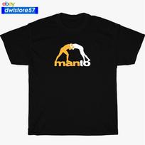 Nauji MANTO Brazilijos Jiu Jitsu Marškinėliai su Logotipu Daugybė Spalvų S dydžio iki 5XL Pagaminta JAV Unisex Marškinėliai M black