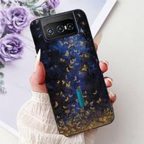 Asus Zenfone 7 ZS670KS dėklas I002D Populiarus gėlėtas minkštas juodas silikoninis telefono dėklas Zenfone 7 Pro ZS671KS Funda I002DD Capa Zenfone ZS671KS black