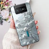 Asus Zenfone 7 ZS670KS dėklas I002D Populiarus gėlėtas minkštas juodas silikoninis telefono dėklas Zenfone 7 Pro ZS671KS Funda I002DD Capa Zenfone ZS671KS