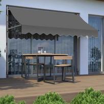 Atsparus vandeniui markizės paviljonas Teleskopinis UV audinys Oksfordas Lauko parduotuvės vėliavos pakeitimas Markizės pakeitimo audinio durų stogelis 200x120cm gray