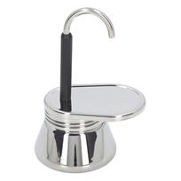 Single Spout Stovetop Moka Pot Stainless steel Italian Coffee Maker Lightweight Practical Coffee Equipment for Home Travel sidabras
