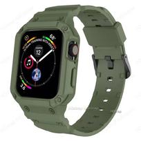 Dėklas Apple Watch apyrankei 44mm 45mm 49mm 42mm 40/38 Laikrodžio dirželis Iwatch 7 8 6 5 4 SE TPU Apsauginis dangtelis Silikoninė apyrankė 42mm 44mm 45mm armijos žalia spalva