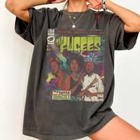 Fugees Komiksų Knygos Marškinėliai The Score Lauryn Hill Ready Or Not Unisex Marškinėliai M black