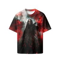 2026 Naujas Evanescence Roko Turo Marškinėliai 3D Grafinis Spaudinys Streetwear Mada Trumpomis Rankovėmis Laisvalaikio Viršūnės Unisex Marškinėliai Y2K Suaugusiųjų Vasaros S brown