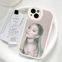 G-Grande Eternal Sunshine A-Ariana For iPhone 16 15 14 13 12 11 Pro Max Plus Leather Phone Cover iPhone 16pro max gray