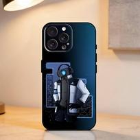 S-Skibidi Toilet D-Dark S-Speakerman    Phone Case For iPhone 17,16,15,14,13,12,11 Plus,Pro Max,XS,Soft Silicone Black Cover iPhone17