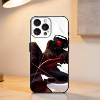 S-Skibidi Toilet D-Dark S-Speakerman    Phone Case For iPhone 17,16,15,14,13,12,11 Plus,Pro Max,XS,Soft Silicone Black Cover iPhone14Pro white