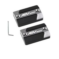 Honda ADV350/ADV150 2022-2025 Aliumininis Motociklo Priekinis Aksesuaras 2 Titanium Logos gray