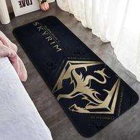 Game T-The E-Elder S-Scrolls V S-Skyrim Floor Mat Nordic Style Home Doormat Bathroom-Toilet Mats Bedroom Hotel Decor Mat 40cm x 60cm gray