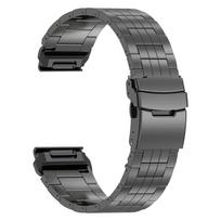 22/26mm QuickFit dirželis Titano juosta, skirta Garmin Fenix 8 47/51mm E 7 7X Pro 6 6X Dirželiai Quatix 8 Tactix 7 Instinct 3 Apyrankė QuickFit 26mm gray
