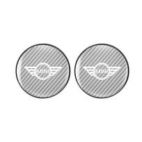 Anglies Pluošto Tekstūros Automobilio Neslystančios Vandens Puodelio Padėkliukai Automobiliniai Padėkliukai Kilimėliai BMW Mini Cooper R50 R53 R55 R56 R60 R61 F54 F55 F56 F60 gray