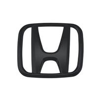 ABS Automobilių H Logotipas Priekinės Grotelės Galinės Bagažinės Emblema Honda Accord Civic Type-R CRV HRV FIT Jazz Vairo Lipdukas Priedai 49mm matinė juoda spalva