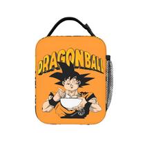 DBZ  Goku Pattern DBZ Heat-keeping Meal Tote High Capacity  Meal Container Thermal Bag Tote Lunch Box School  Picnic Female Male One Size