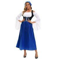Oktoberfest padavėjos šventės kostiumas: Alaus festivalio apranga Large blue