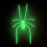 Prank Simulated Glow In The Dark Magnet Unique Cute Spider Fridge Magnet Small Size Lightweight Halloween Magnet Party Decor A4