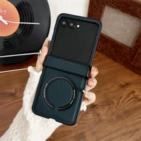 Magnetic For Motorola Razr 60 50 40 Ultra Phone Case for Magsafe Leather Cover Hinge Protection Shockproof Moto Razr 60 50 Motorola Razr 40 Ultra mėlyna