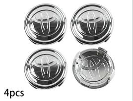 4 vnt. 56/57 mm automobilio padangos ratlankio centrinio dangtelio ženklelis Toyota C-hr Prado Yaris Rav4 Prius Hilux Avensis Corolla Camry priedui