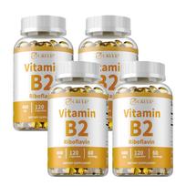 Vitaminas B2 Riboflavinas 400mg 120 kapsulių — Kasdienė mityba, Metabolizmo palaikymas, Kasdienė savijauta 120*4