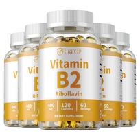 Vitaminas B2 Riboflavinas 400mg 120 kapsulių — Kasdienė mityba, Metabolizmo palaikymas, Kasdienė savijauta 120*5