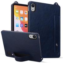 Luxury Leather Case For iPad 10.2 10.9 11 12.9 13 inch Pro Air 4 5 6 MINI 7 8 9 10th Generation Wrist Band Stand Cover Air 4th 5th 10.9inch mėlyna