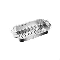 Ištraukiamas kriauklės krepšelis Nerūdijančio plieno kiaurasamtis su rankenomis Taupantis vietą virš sietelio skirtas L 304 Stainless Steel