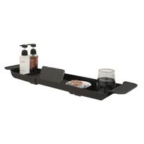SUSTRAN prailginamas neslystantis vonios padėklas su planšetės laikikliu tiesiai iš Japonijos juoda