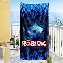 Roblox paplūdimio rankšluostis Labai sugeriantis & Greitai džiūstantis Patogus Lengvas 70cmx140cm(27x55inch)