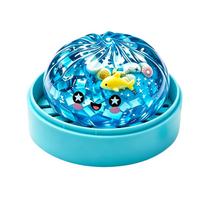 Hot Ocean Series Shark Shiny Dumplings Soft Slow Elastic Pressure Ball Sensory Squeeze Toys Realistic Mantou Squid Decompression blue