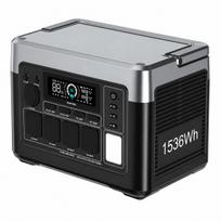 OUKITEL P1500E Plus Nešiojama elektrinė 1800W išėjimo galia 1536Wh LiFePO4 Šeimos lauko stovyklavimui Atsarginė galia Mobilioji galia P1500E Plus-1800W1536Wh-TT