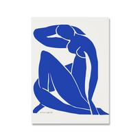 Klasikinis Matisse abstraktus nuogos figūros šokis sienos meno drobės tapyba Nordic plakatai ir spaudiniai sienos paveikslas svetainės dekoravimui 30x40cm no frame raudona