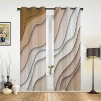 Salotinės pilkos spalvos gradientinės užuolaidos miegamojo svetainės užuolaidos virtuvės vaikų kambario lango užuolaida modernus namų dekoras 135W x 60H(cm) x1