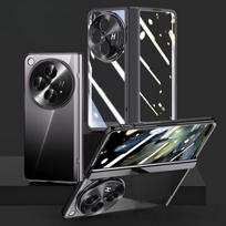 Viskas viename korpusas ir plėvelė tinka OppoFindN3 telefono dėklui, visiškai dengiančiam sulankstomą ekraną, verslo apsauga nuo kritimo Findn3 korpusas OPPO Find N3 gray