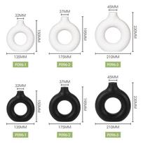 Spurgos formos imituojanti keramiką dekoratyvinė plastikinė vaza – Kūrybinga svetainės puošmena su dviejų pusių dizainu. White OPP Bag - Small white