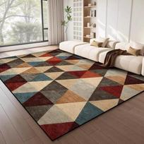 Šiaurietiško stiliaus modernūs kilimai Miegamojo lovos šoninės kilimėliai Boho svetainės sofos dekoras Grindų kilimėlis Neslystantis namų dekoras Dideli kilimai 160*230cm