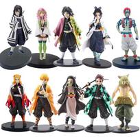 Anime figūrėlė Kamado Tanjirou Nezuko Demon Slayer figūrėlė Veiksmo figūrėlės PVC modelio žaislai Zenitsu figūrėlė Inosuke Kimetsu No Yaiba