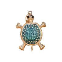Multipurpose Turtles Rhinestones Keyring Bag Charm Glitter Keychain for Women and Girls with Stylish Pendant Designs gray