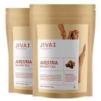 Jiva Arjuna Be kofeino Ajurvedinė arbata 150g Pakuotė po 2 | Grynasis natūralus Arjuna gėris širdžiai ir gerai savijautai brown