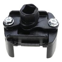60-80mm/80-105mm Reguliuojamas 2 žandų filtrų raktas Alyvos filtro nuėmiklis Pakeitimo ir ardymo įrankis Plieno nuėmimo įrankis gray