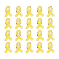 Lydinio juostelės sagės savanoriams, 20 vnt. pakuotė, krūties vėžio sąmoningumo sagė, labdaros papuošalai, dovanų teikimas rožinė raudona spalva