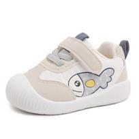 2026 Spring/Fall Cartoon Baby Walker Shoes - Breathable for Boys & Girls Size 19 (Insole 13.5 cm) rožinė