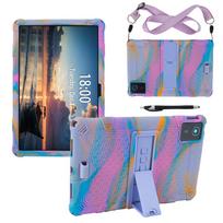 Dėklas, skirtas Lenovo Idea Tab 11 colių TB336FU, minkštas silikoninis, su stoveliu, planšetės dangtelis vaikams, skirtas Lenovo Xiaoxin Pad 11 2025, Funda Idea Tab 11 TB336FU white